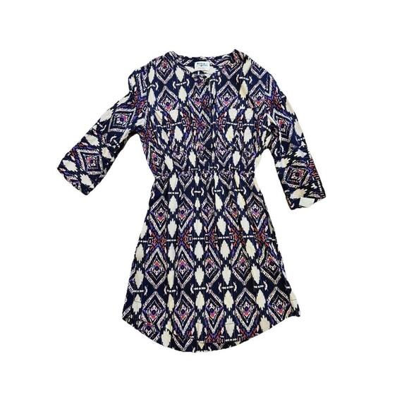 Dresses & Skirts - Holding Horses Anthropologie Women's Shirt Dress Size 4 Ikat Aztec Print Western